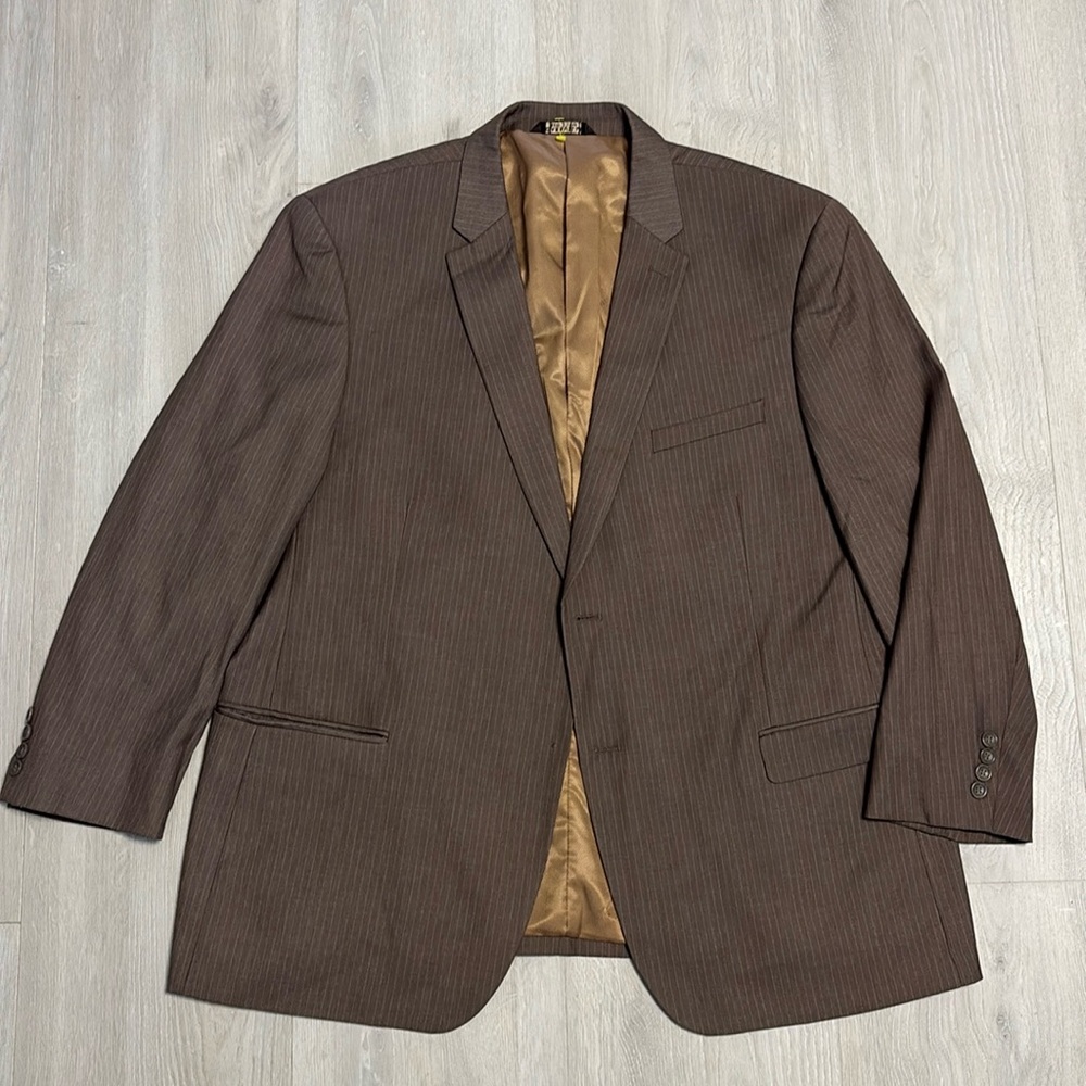 🔥BUNDLESALE Mens 48R Caravelli Italy Oxford sports coat suit jacket blazer